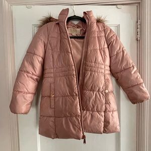Michael Kors Pink Puffer Jacket